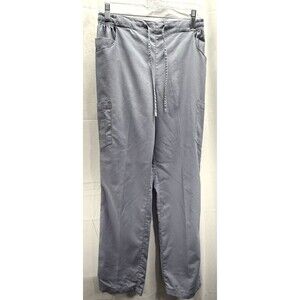 Reina Womens Gray Drawstring Scrub Pats Size Medium
